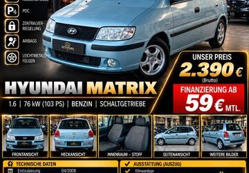 Hyundai Matrix 129.858 km 2.390 &euro; Mönchengladbach 41238