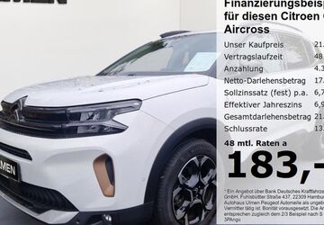 Citroen C5 Aircross 21.190 km 20.630 &euro; Düsseldorf 40233