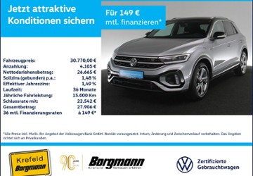 VW T-Roc 15.308 km 30.290 &euro; Krefeld 47803